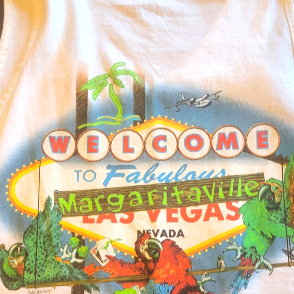 Jimmy Buffetts Margaritaville Las Vegas 2xl Tank Top worn 1x